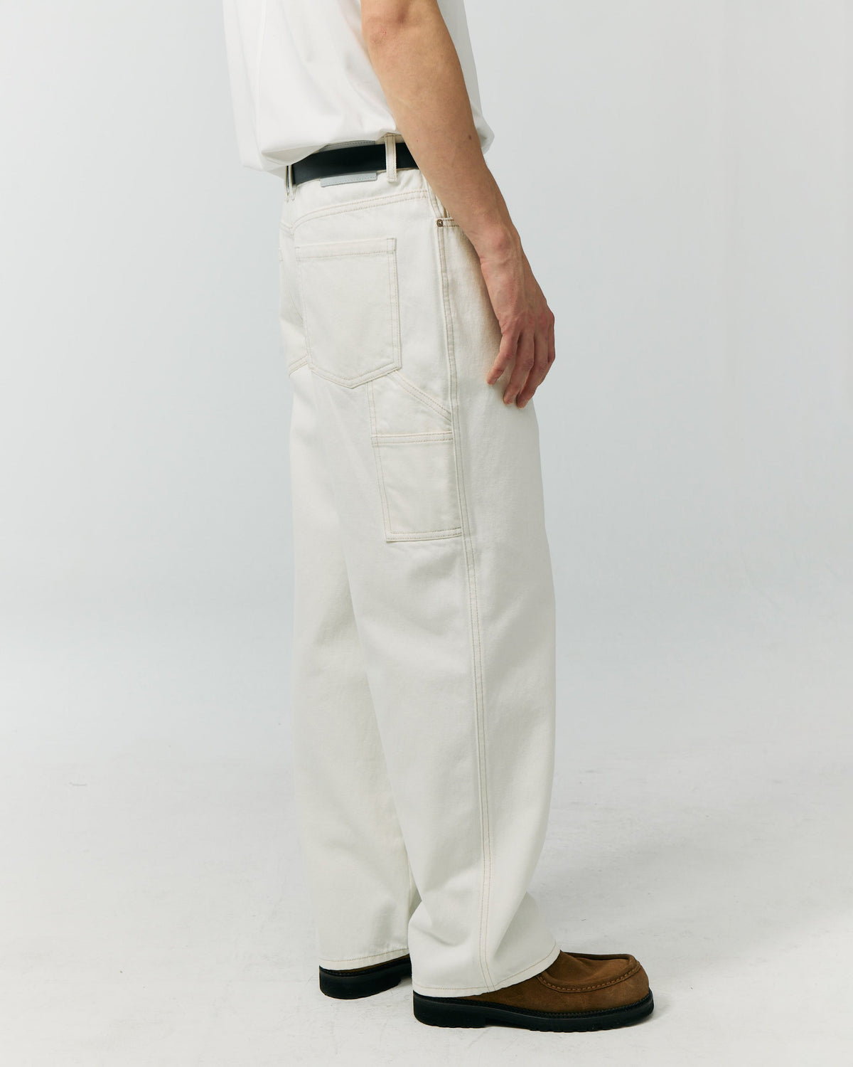 Pantaloni Modern Carpenter Crema