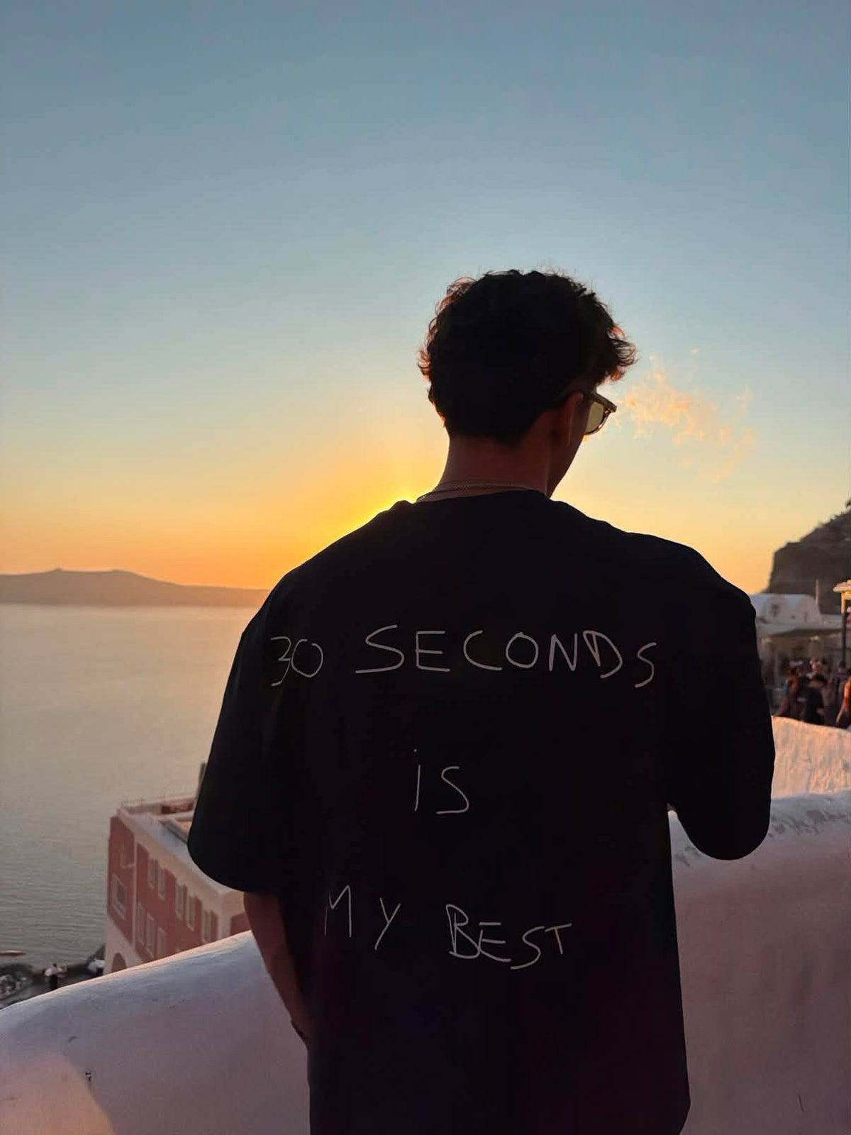 Pogostore.it 30 Seconds Tee 30SEC Nero/Bianco - T-shirt Grafica