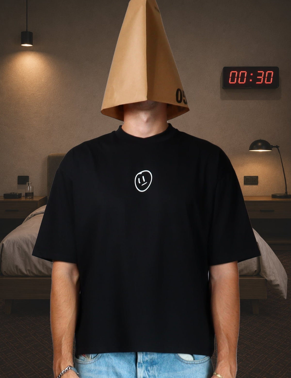 Pogostore.it 30 Seconds Tee 30SEC Nero/Bianco - T-shirt Grafica