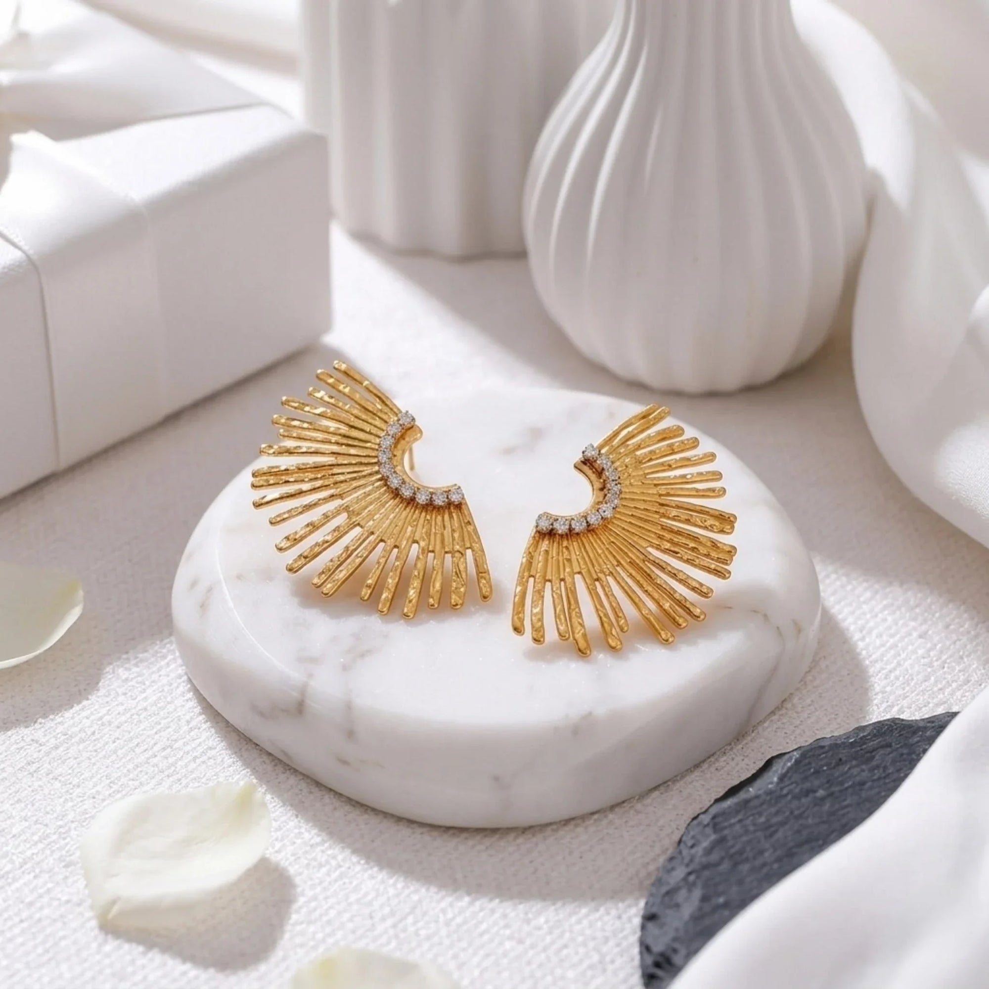 Indigamond Earrings