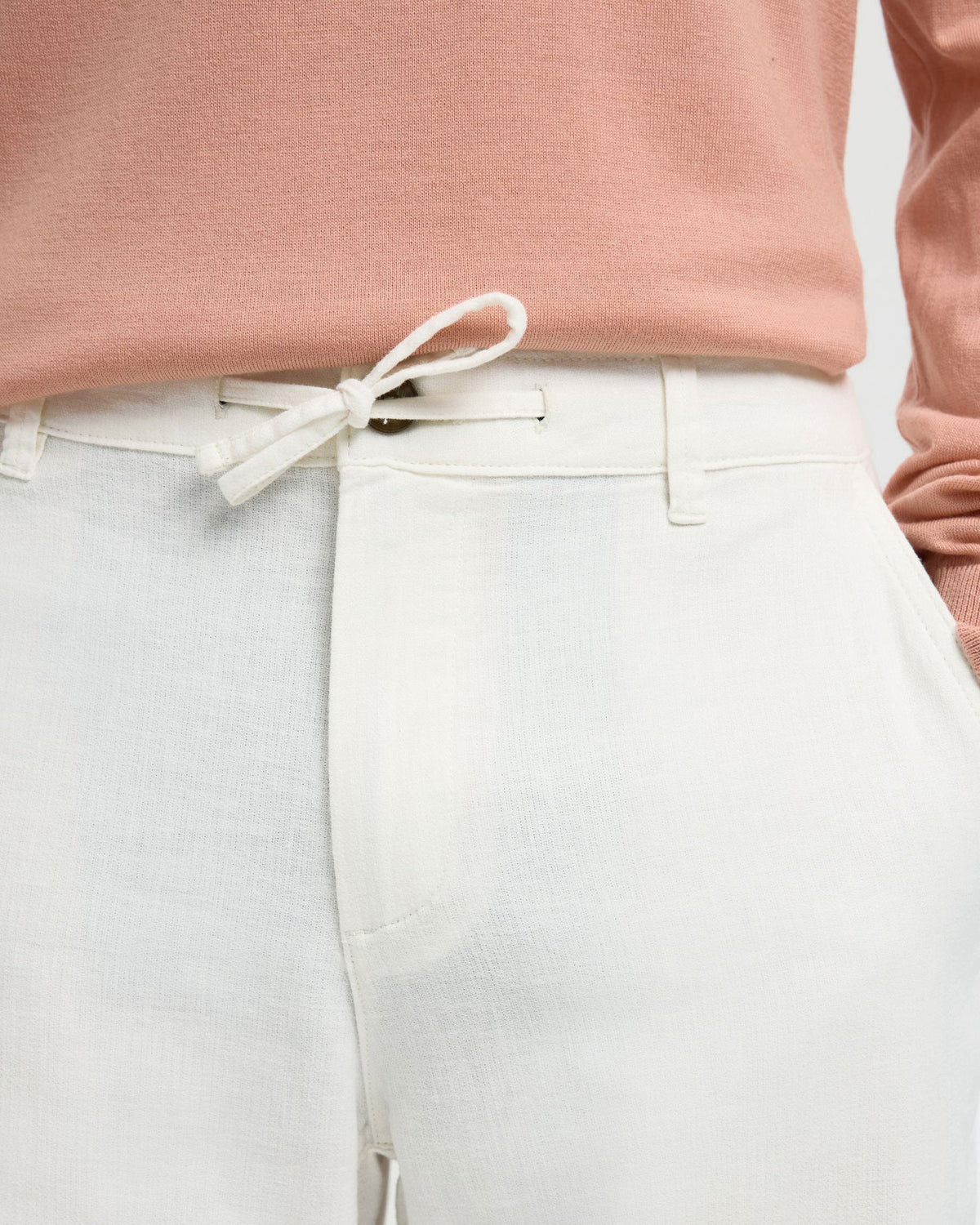 Pantalone Brody Loose Linen Cloud Dancer