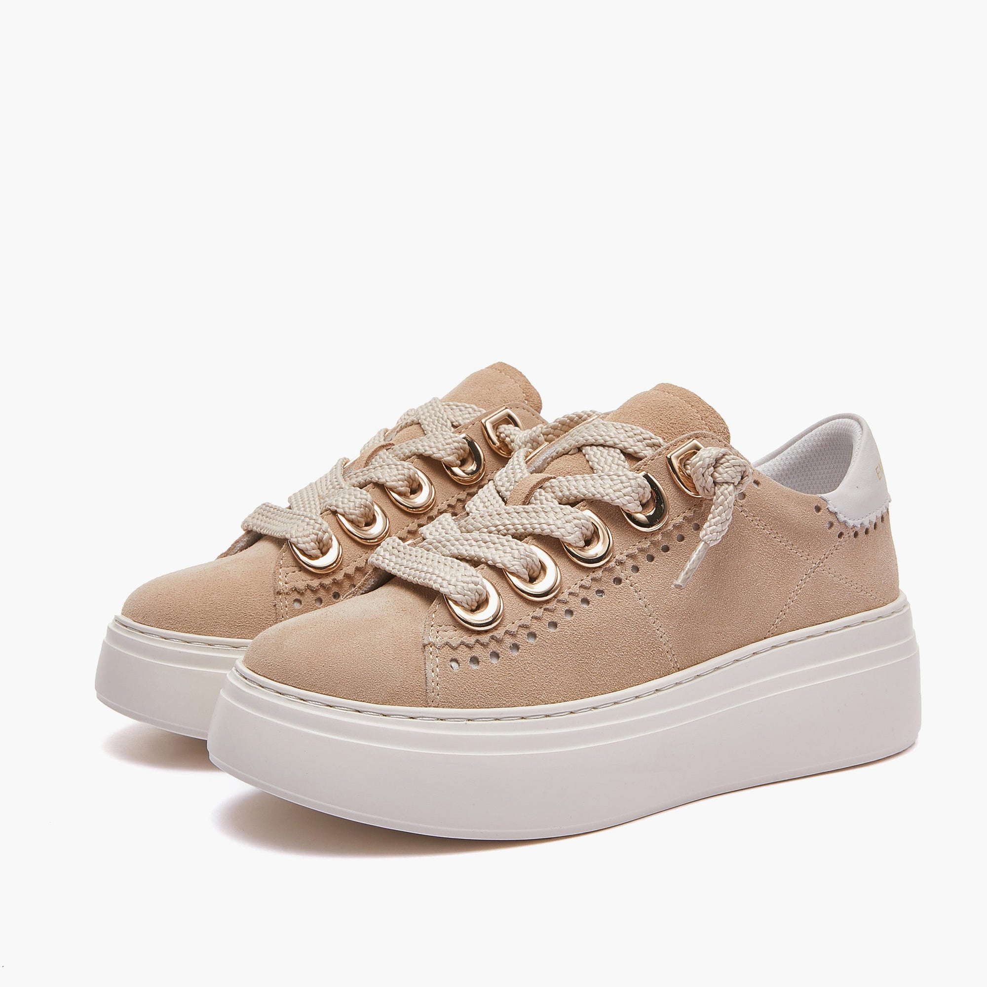 Sneakers Emanuelle Vee 461P 901 15 P011 da donna beige.