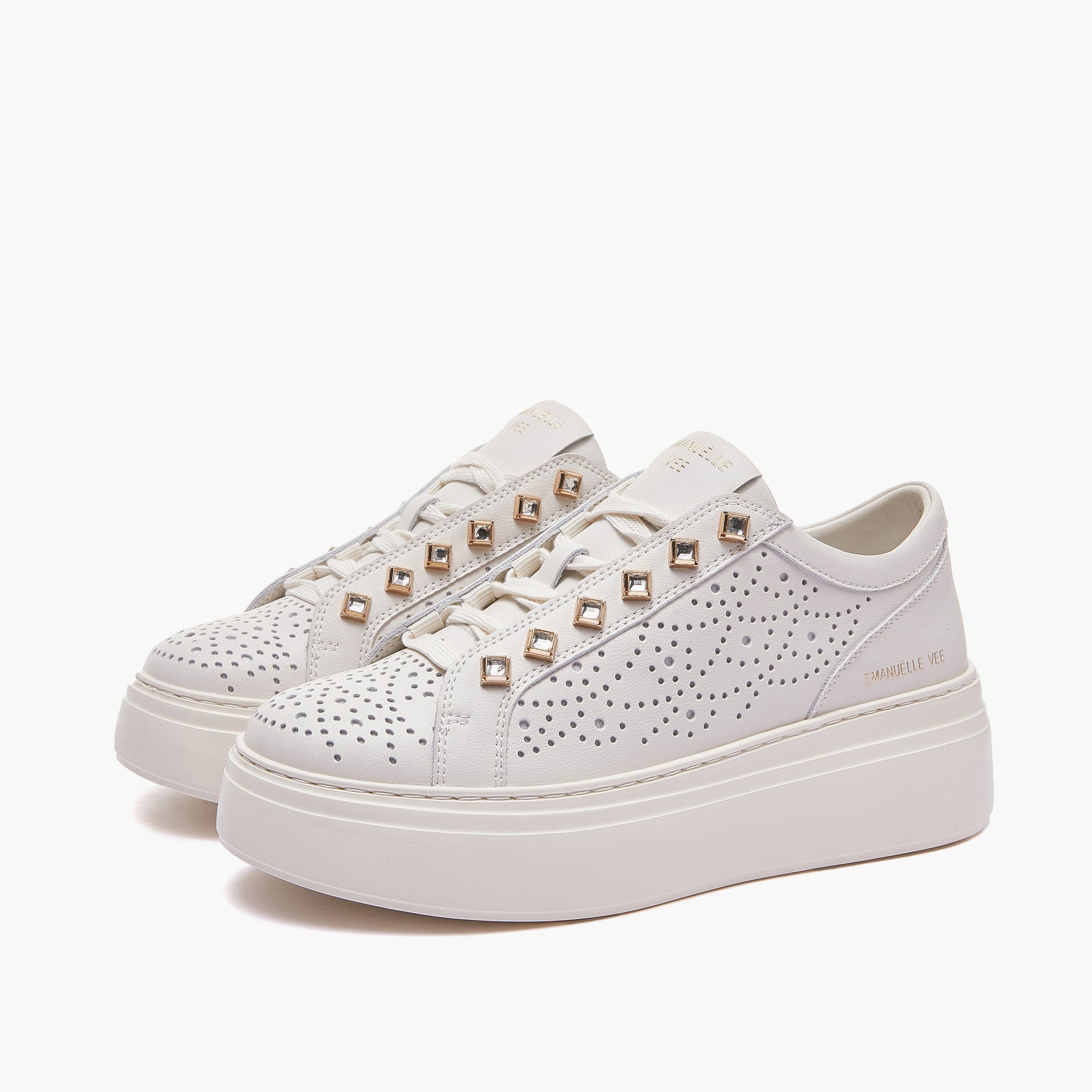 Emanuélle Vee sneakers BICE 901-18 avorio bianco