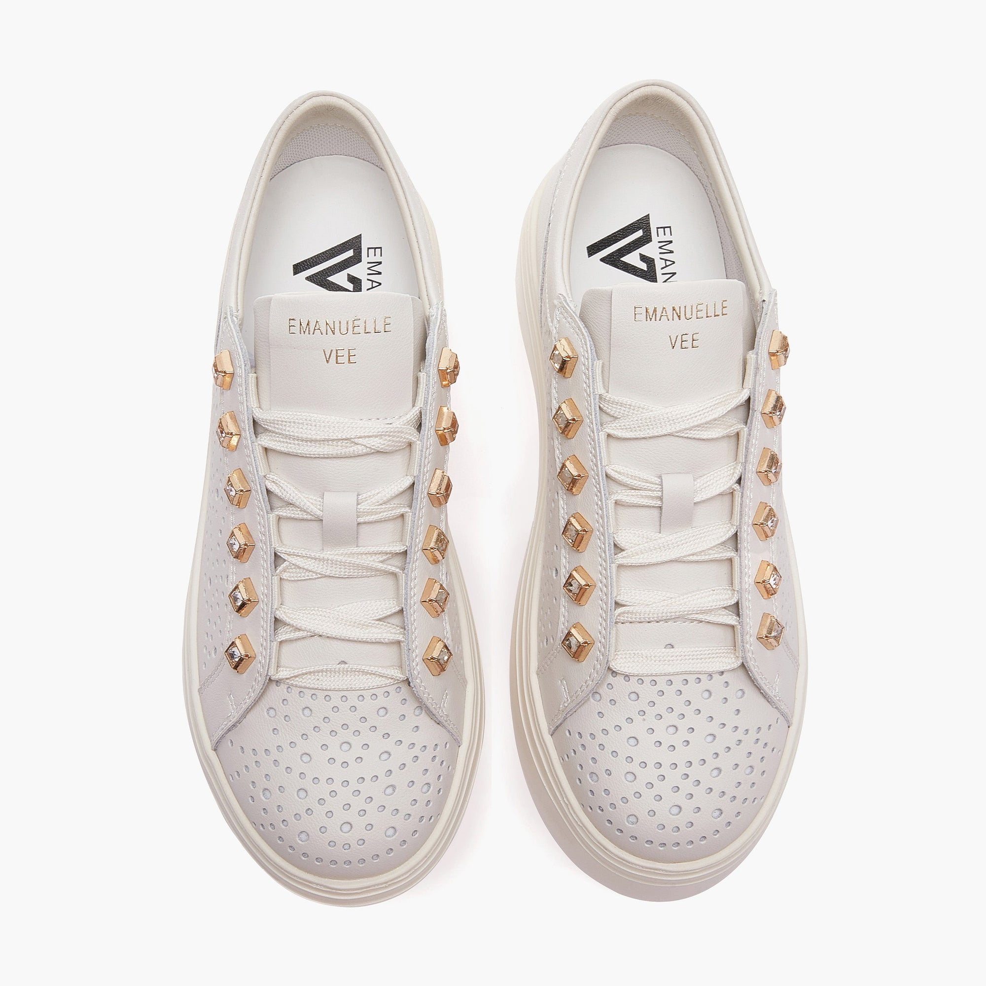 Emanuélle Vee sneakers BICE 901-18 avorio bianco