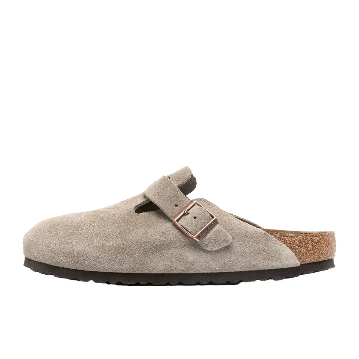 Birkenstock Boston Soft Footbed Suede Taupe