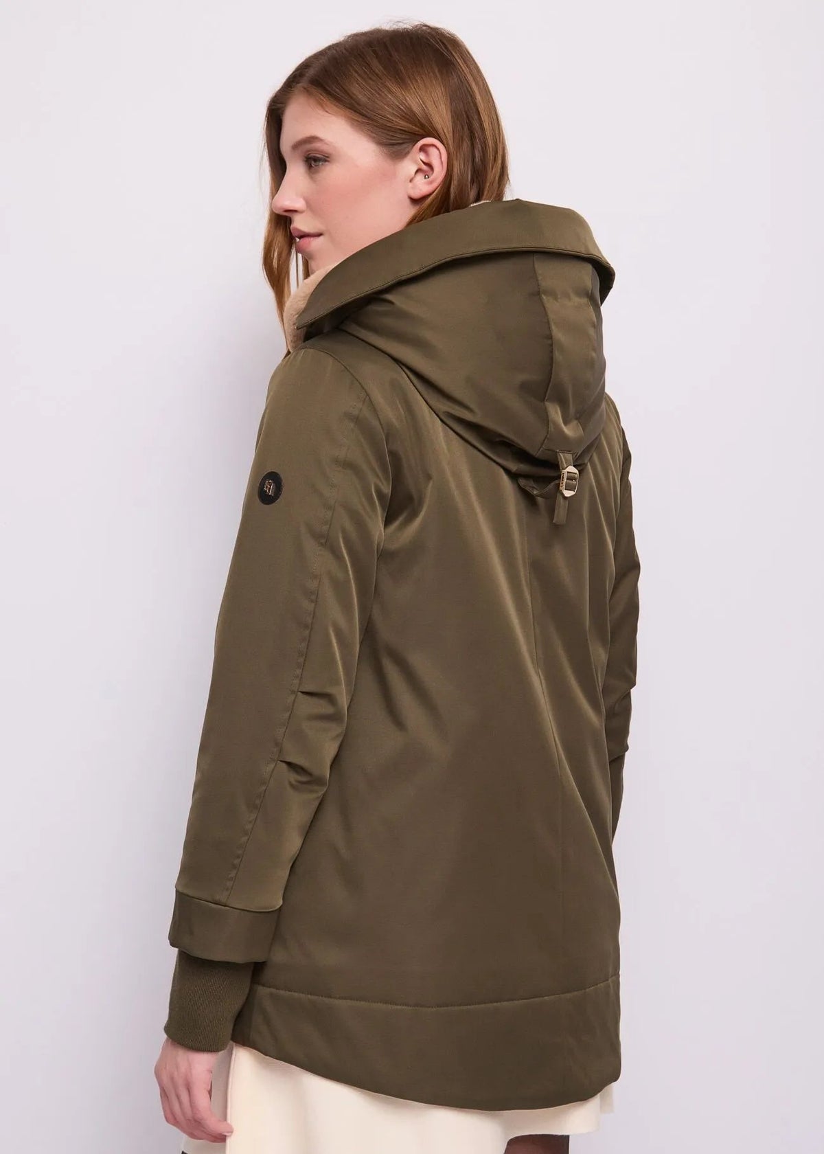 Gaudì Parka da donna con pelliccia sintetica 621BD35017 verde