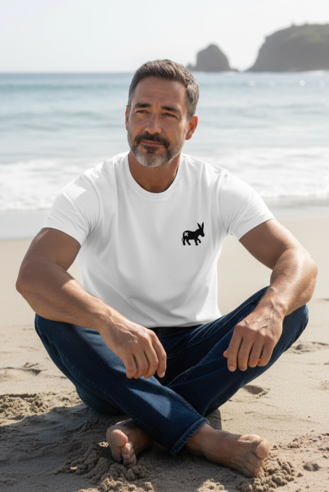 Sensa Cunisiun T-shirt Classic Logo Uomo Bianco/Nero