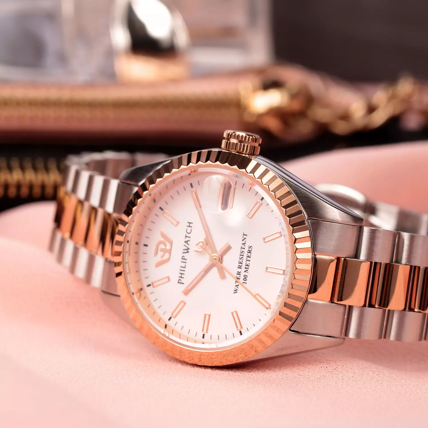 Philip Watch Caribe Donna Bicolor – acciaio e oro rosa R8253597580