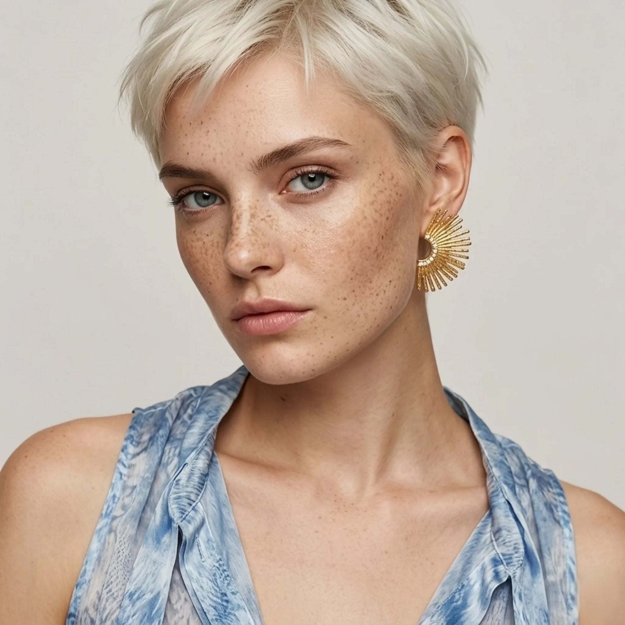 Indigamond Earrings