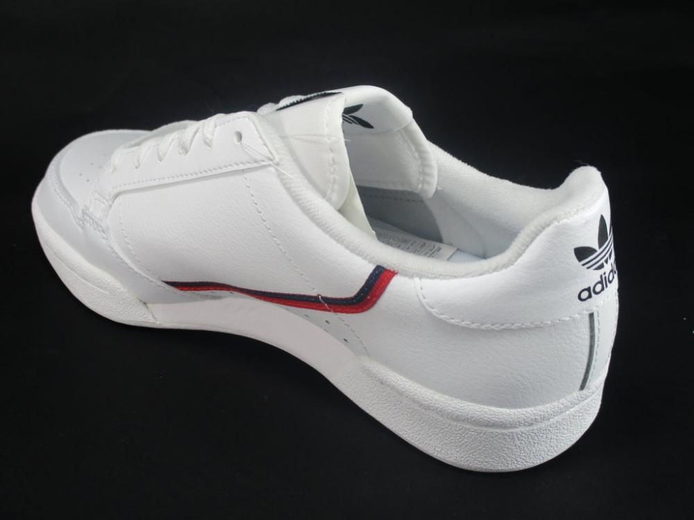 Adidas Continental 80 J F99787 White Scarlet Navy Boys' Sneakers