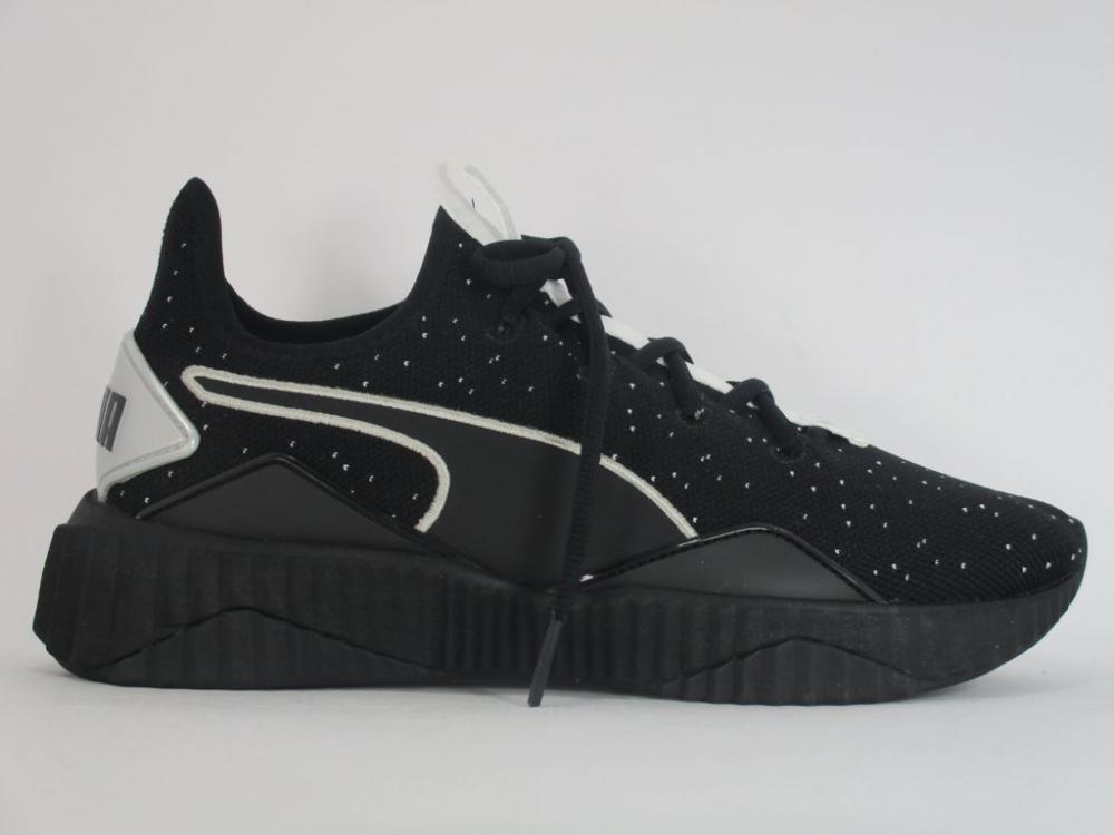 Puma Women's Defy Speckle Trainers 192450 02 Black