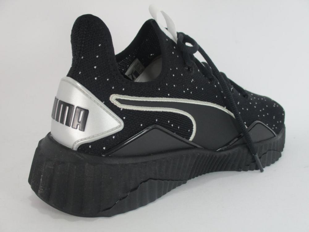 Puma Women's Defy Speckle Trainers 192450 02 Black