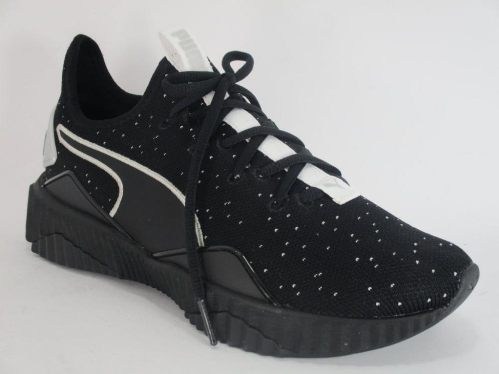 Puma Women's Defy Speckle Trainers 192450 02 Black