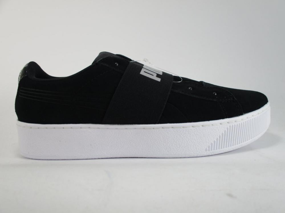 Puma Women's Vikky Platform Elsa 367656 01 Black Elastic Sneakers