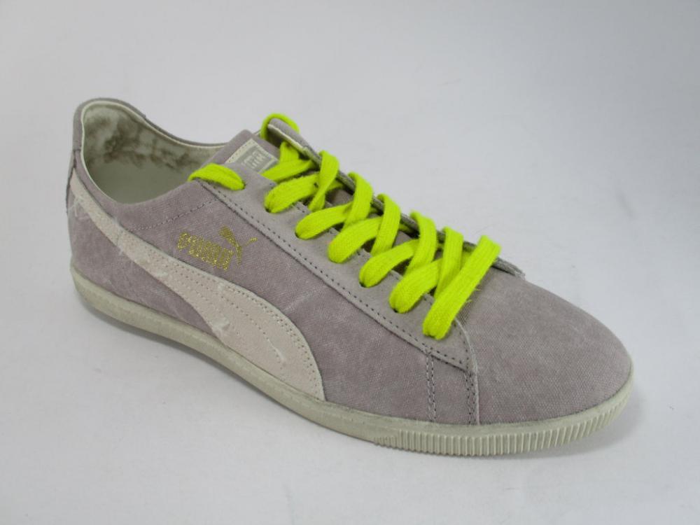Puma men's canvas sneakers Glyde Canvas Washed Low 355505 02 natural white beige