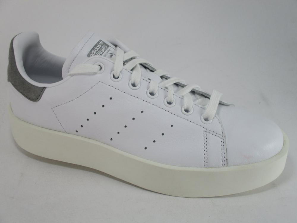 Adidas Originals women's wedge sneaker Stan Smith Bold W CQ2829 white-grey
