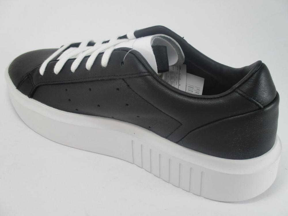 Adidas Originals women's Sleek Super W EE4519 black wedge sneakers