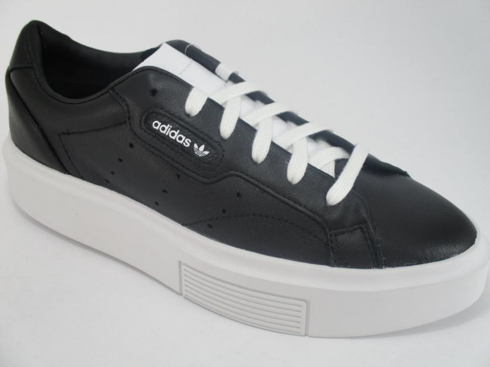 Adidas Originals women's Sleek Super W EE4519 black wedge sneakers