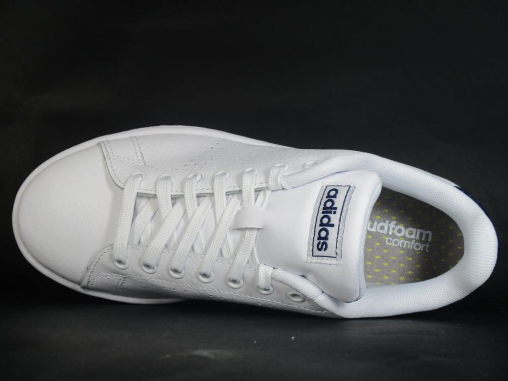 Adidas Advantage F36423 White Unisex Leather Sneakers