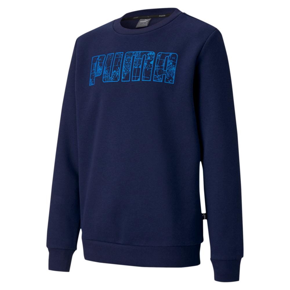 Puma junior crew neck sweatshirt KA Crew FL B 583235 06 blue