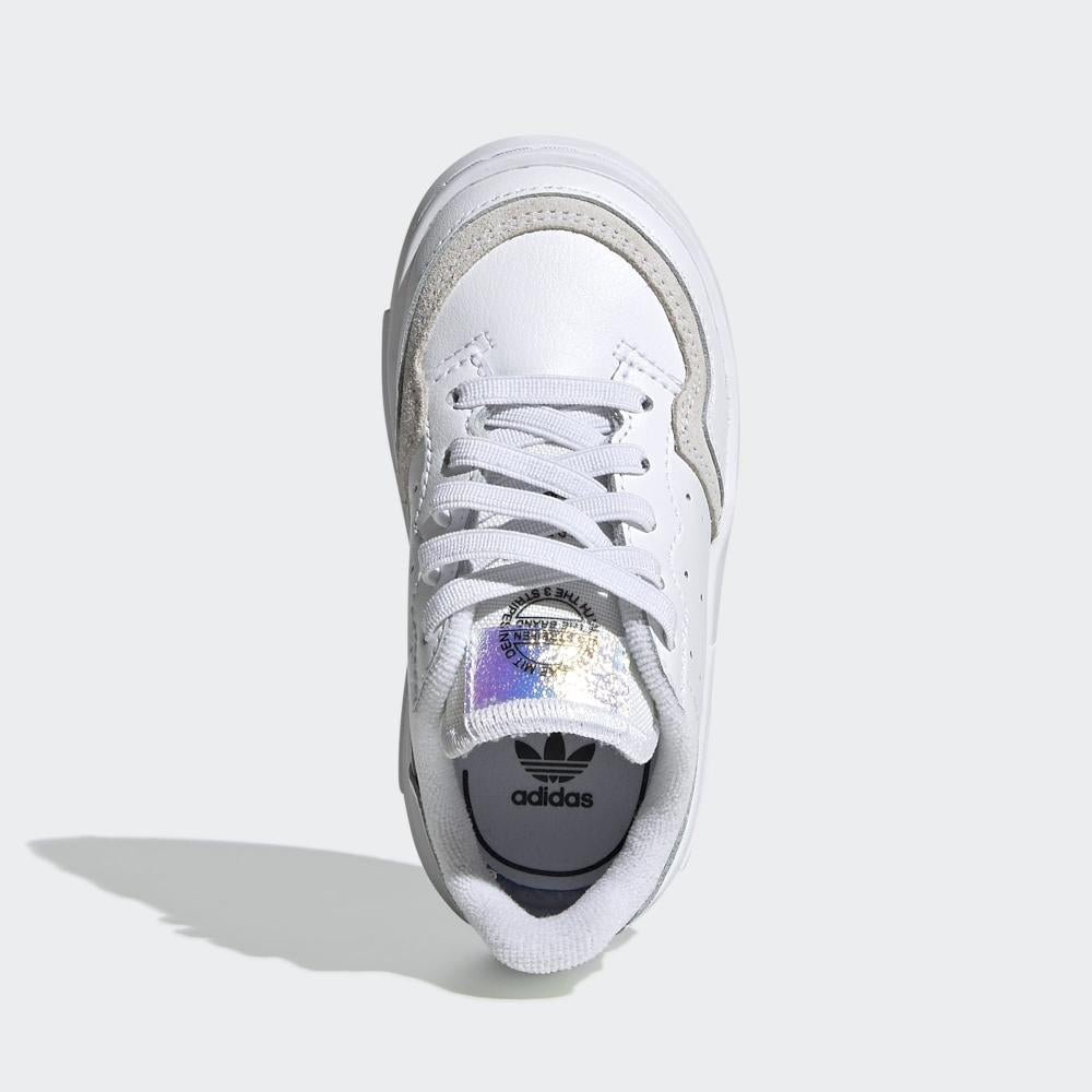 Adidas Originals Supercourt CF I EG9083 white toddler sneakers