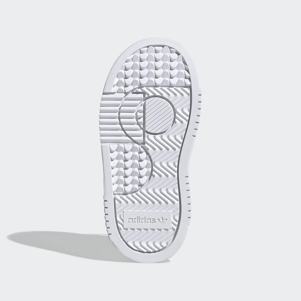 Adidas Originals Supercourt CF I EG9083 white toddler sneakers