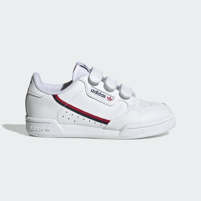Adidas Originals boys' sneakers Continental 80 CF C EH3222 white red blue