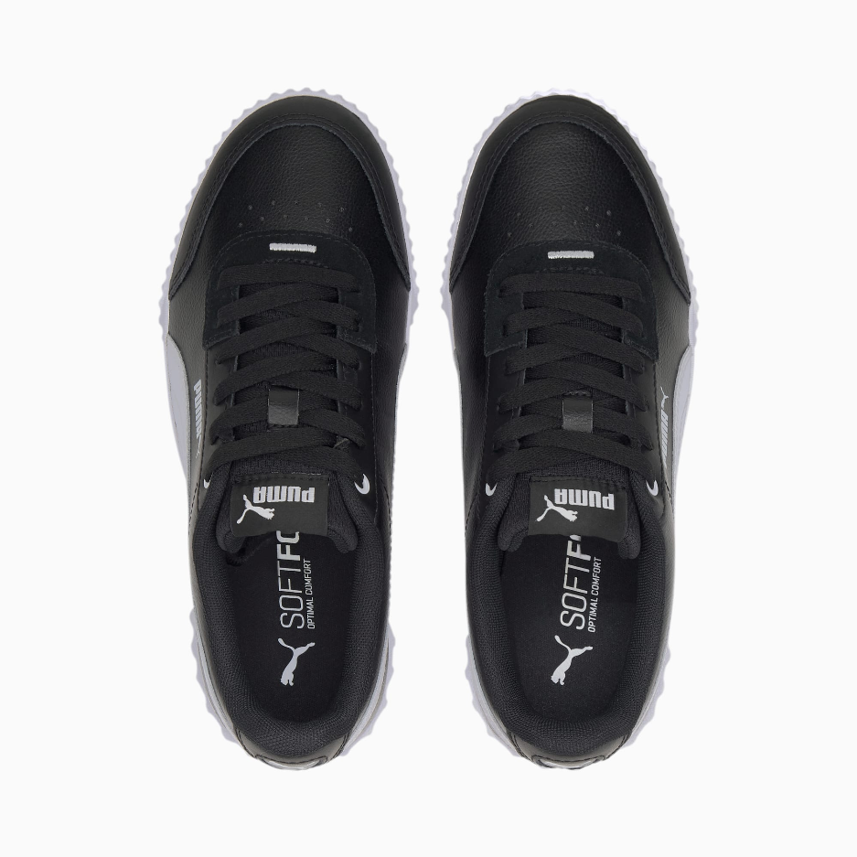 Puma Women's Carina Lift Sneakers 373031 06 Black White