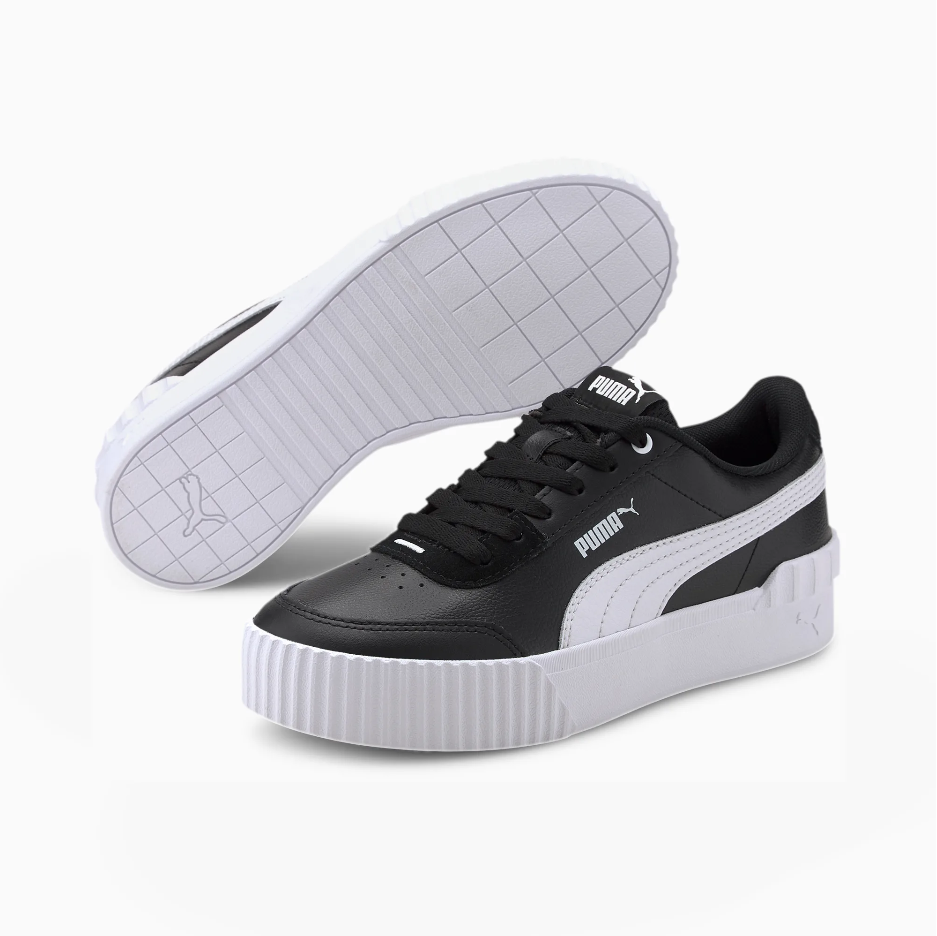 Puma Women's Carina Lift Sneakers 373031 06 Black White