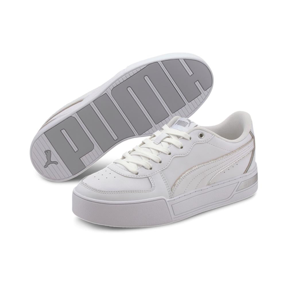 Puma women's sneakers Skye Metallic 374797 01 white silver
