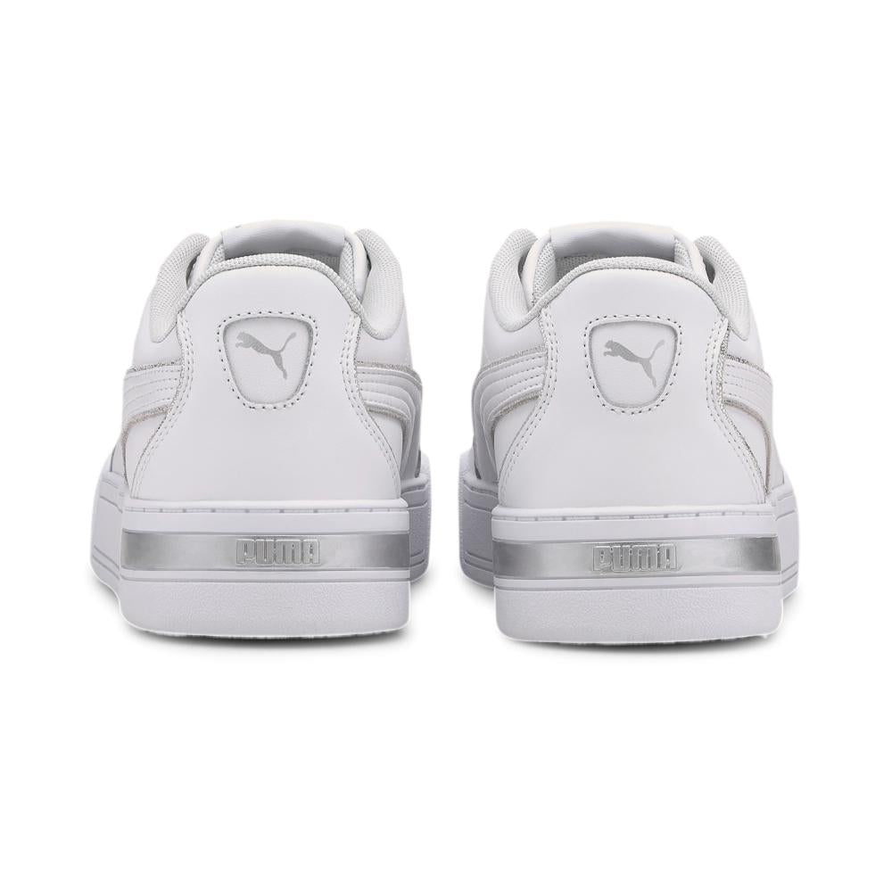 Puma women's sneakers Skye Metallic 374797 01 white silver