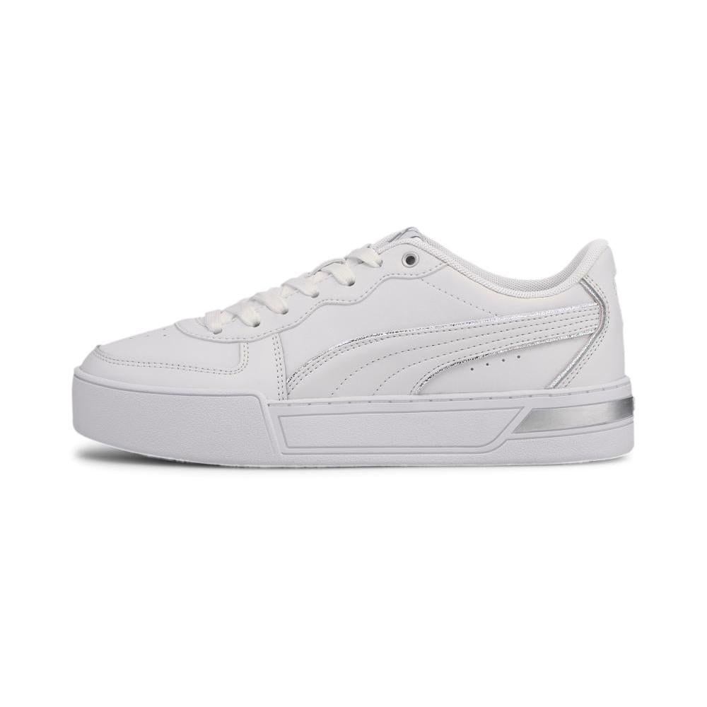 Puma women's sneakers Skye Metallic 374797 01 white silver