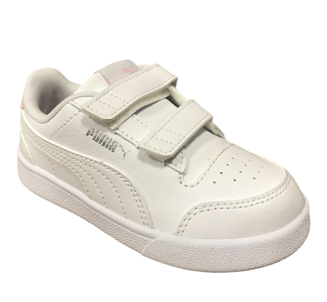 Puma Girls' Velcro Sneakers Shuffle V Inf 375690 04 White