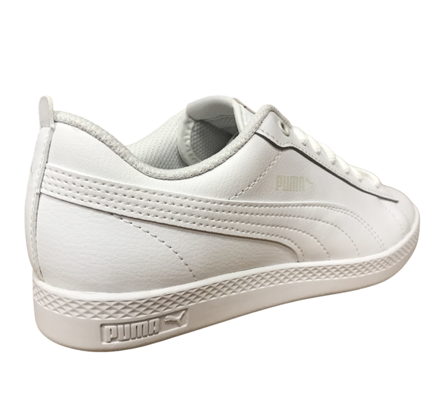 Puma Women's Smash v2 L 365208 04 White Sneakers