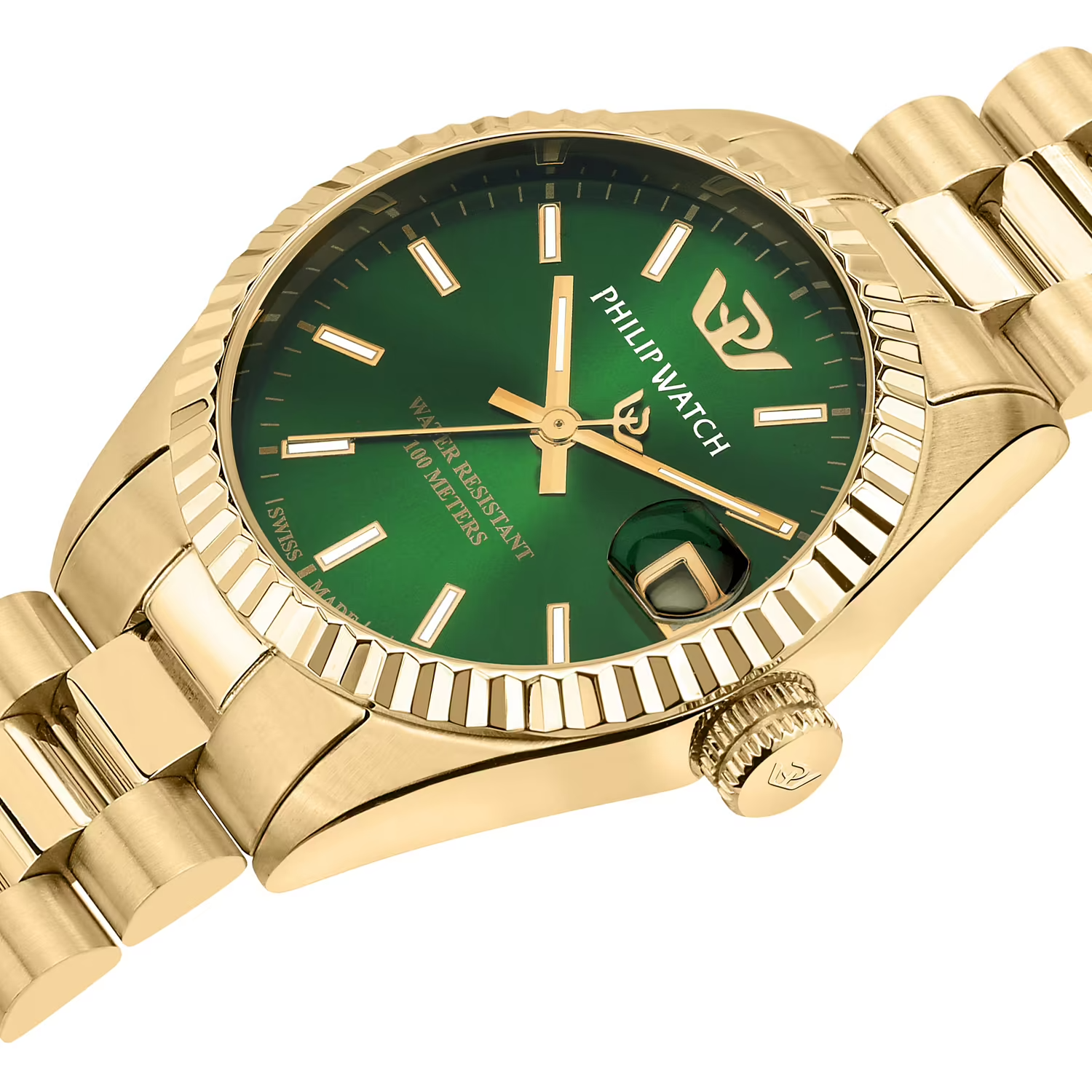 Philip Watch Caribe Gold Donna – Eleganza colore verde R8253597591