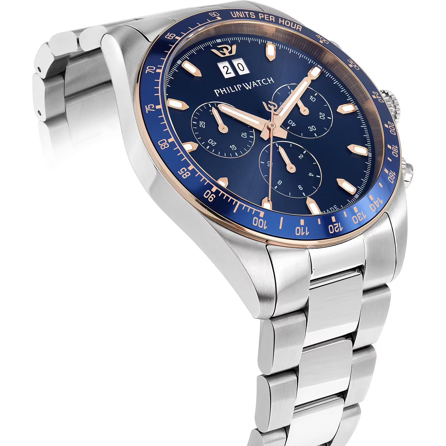 Philip Watch Caribe Sport Cronografo Quarzo R8273 blu