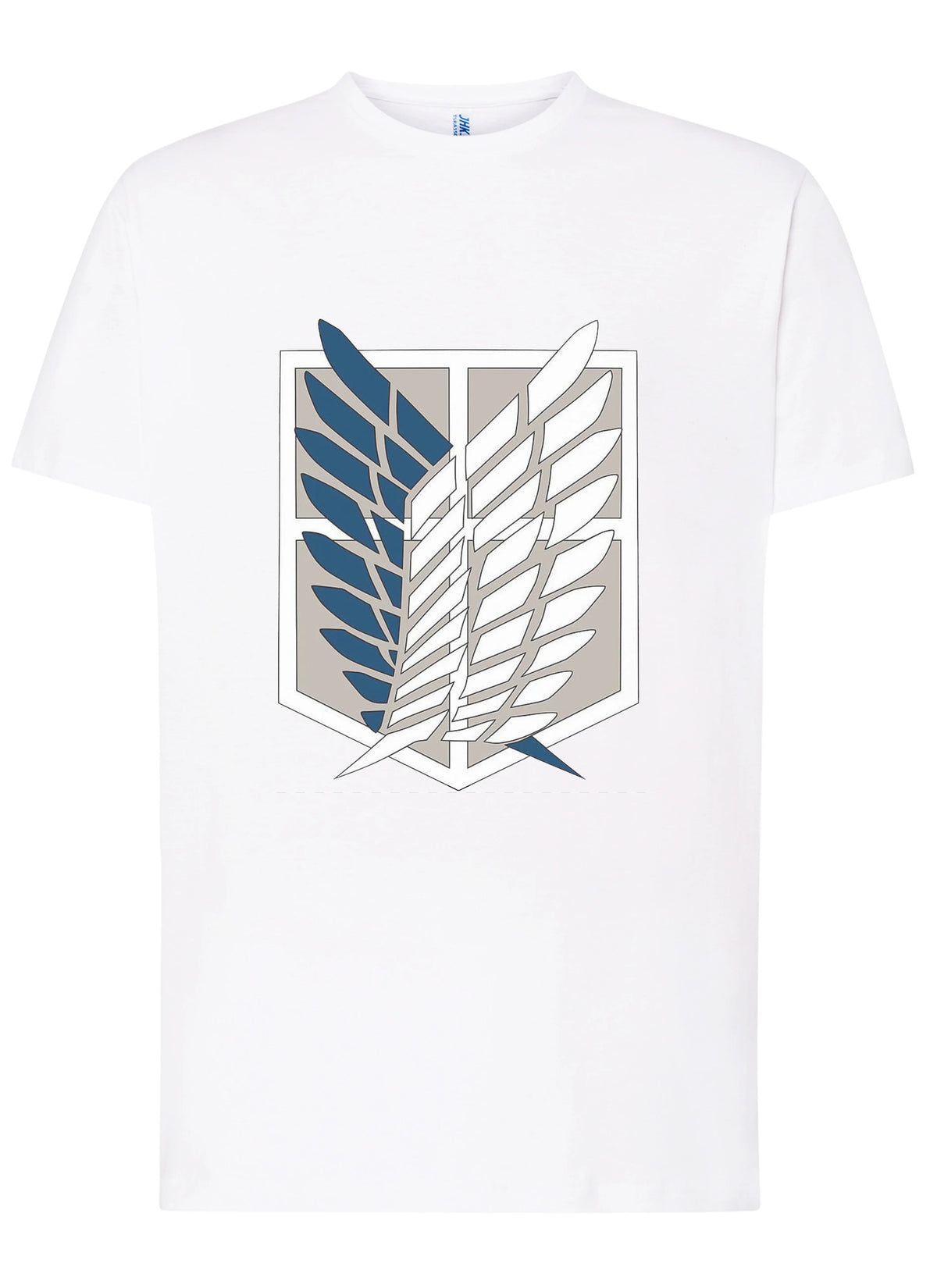 Attack on Titan Manga Anime Fumetti 6000-2 T-shirt Urban Men Uomo 100% Cotone Pettinato JK