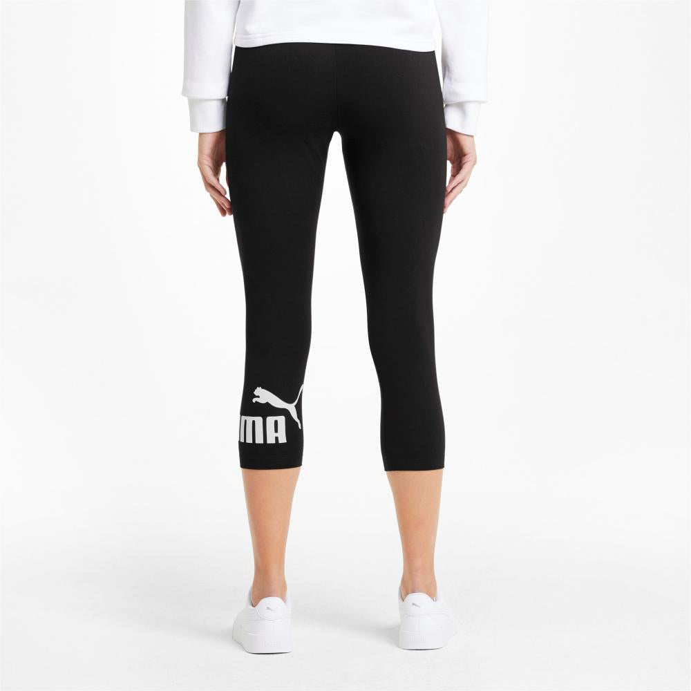 Puma Women's ESS 3/4 Logo Leggings 586828 01 black