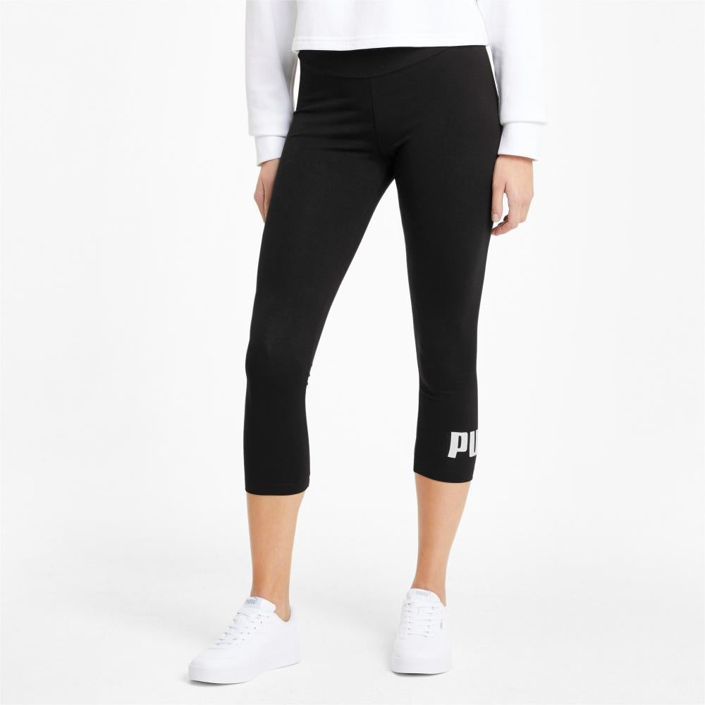 Puma Women's ESS 3/4 Logo Leggings 586828 01 black