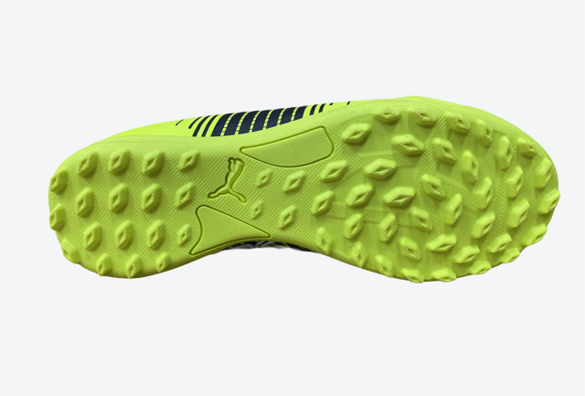 Puma Future Z 4.1 TT V Jr 106405 01 fluorescent yellow-black artificial turf soccer shoes