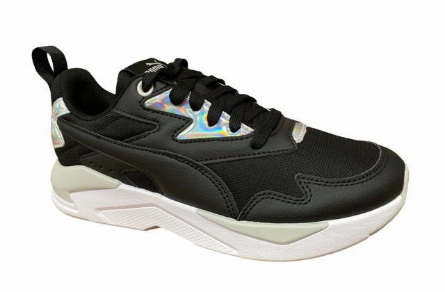 Puma women's sneakers X-Ray Lite Metallic 368858 04 black white purple