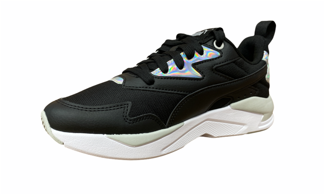 Puma women's sneakers X-Ray Lite Metallic 368858 04 black white purple