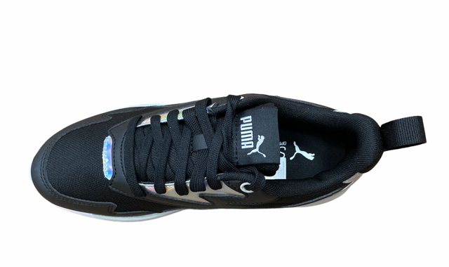 Puma women's sneakers X-Ray Lite Metallic 368858 04 black white purple