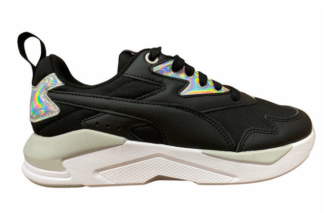Puma women's sneakers X-Ray Lite Metallic 368858 04 black white purple