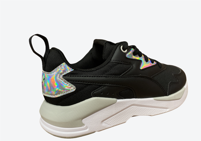 Puma women's sneakers X-Ray Lite Metallic 368858 04 black white purple