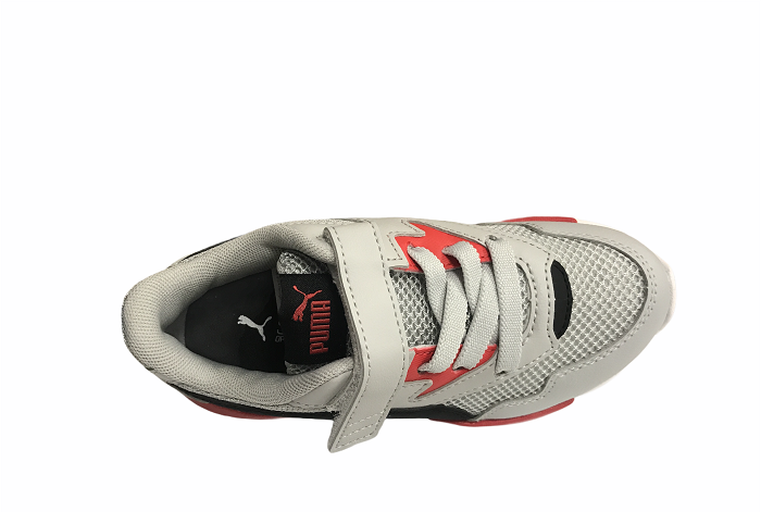 Puma X-Ray Lite AC Inf 374398 13 light gray-black-red children's sports shoe