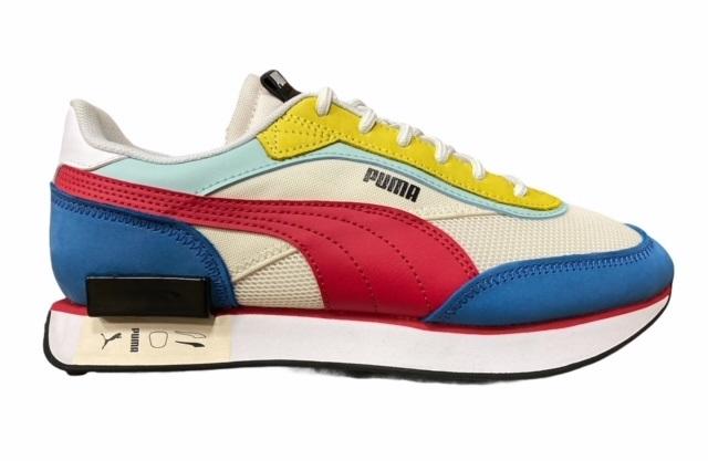 Puma men's sneakers Future Rider Icons 380723 01 caramel yellow light blue