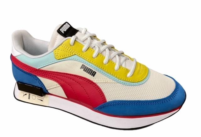 Puma men's sneakers Future Rider Icons 380723 01 caramel yellow light blue