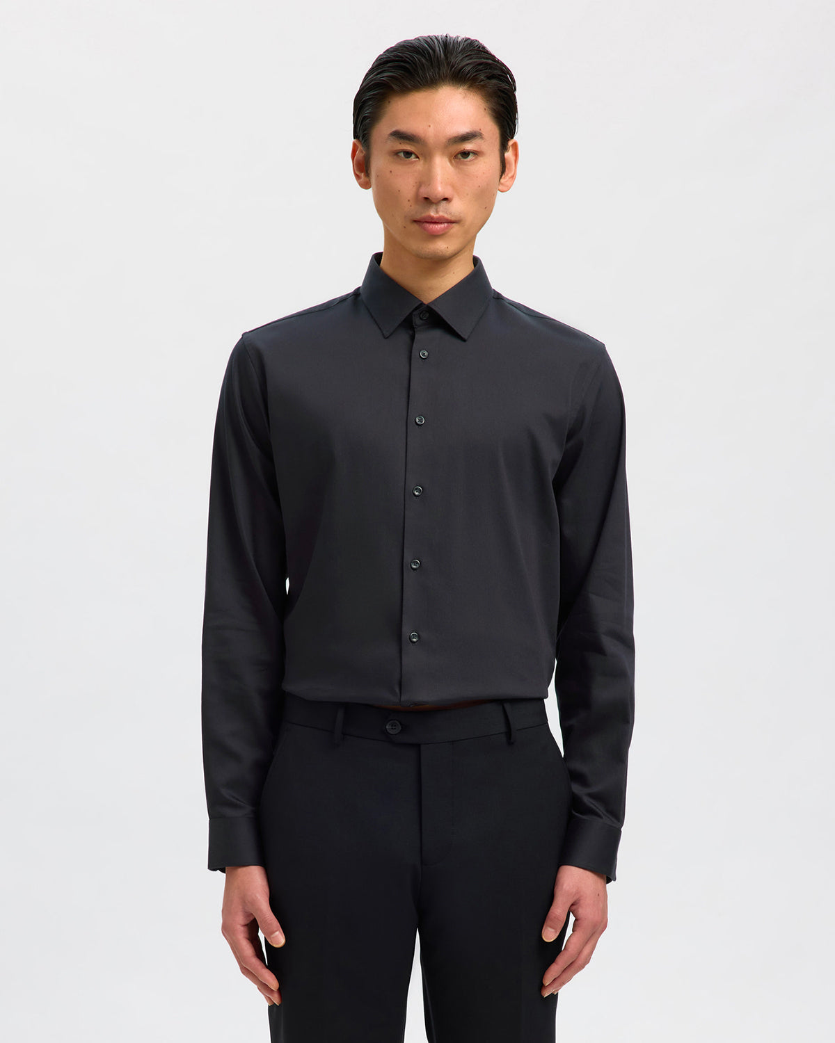 Camicia Flip Performance Slim Nera