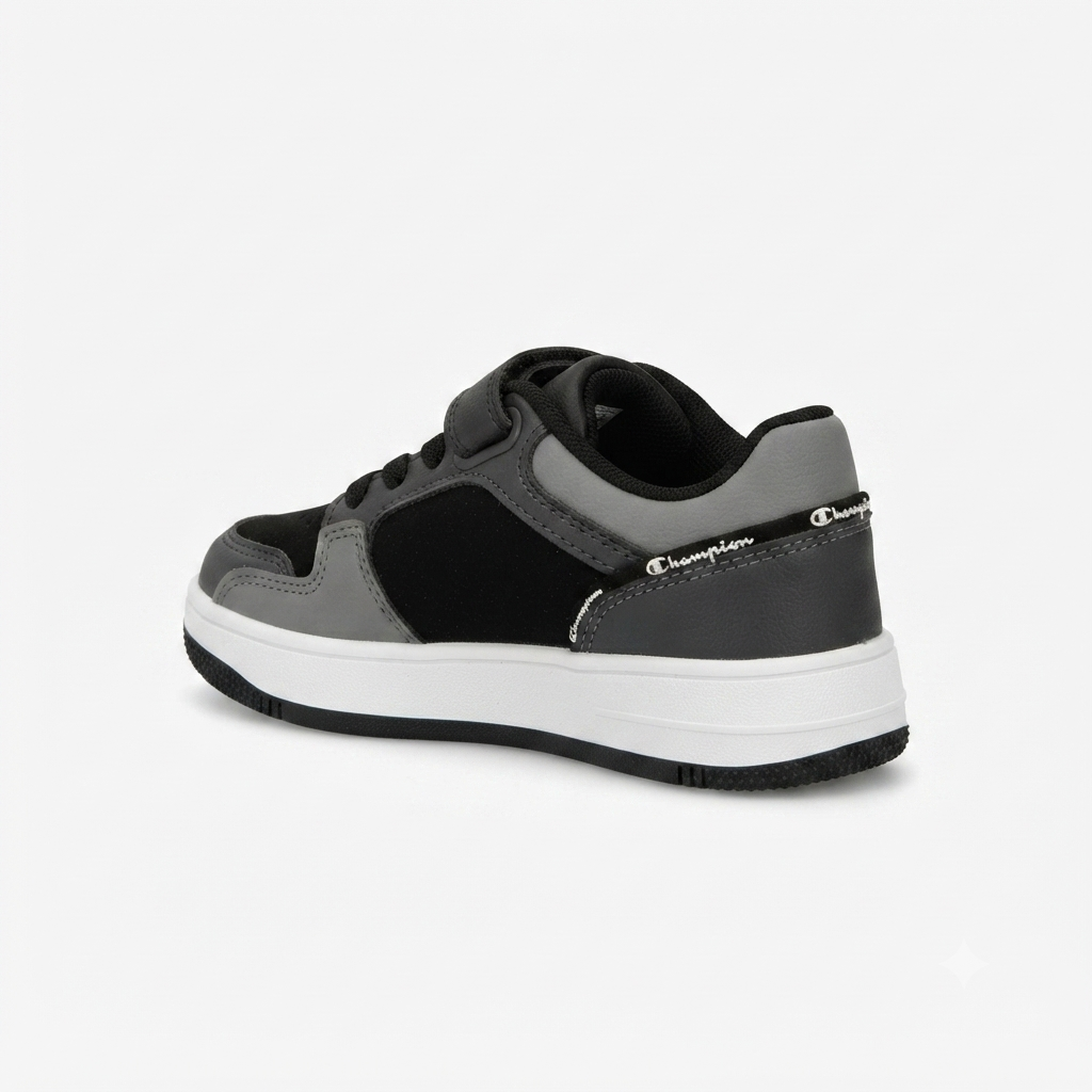Champion scarpa sneakers junior RD18 2.0 LOW B PS Low Cut S32414 KK014 nero-grigio